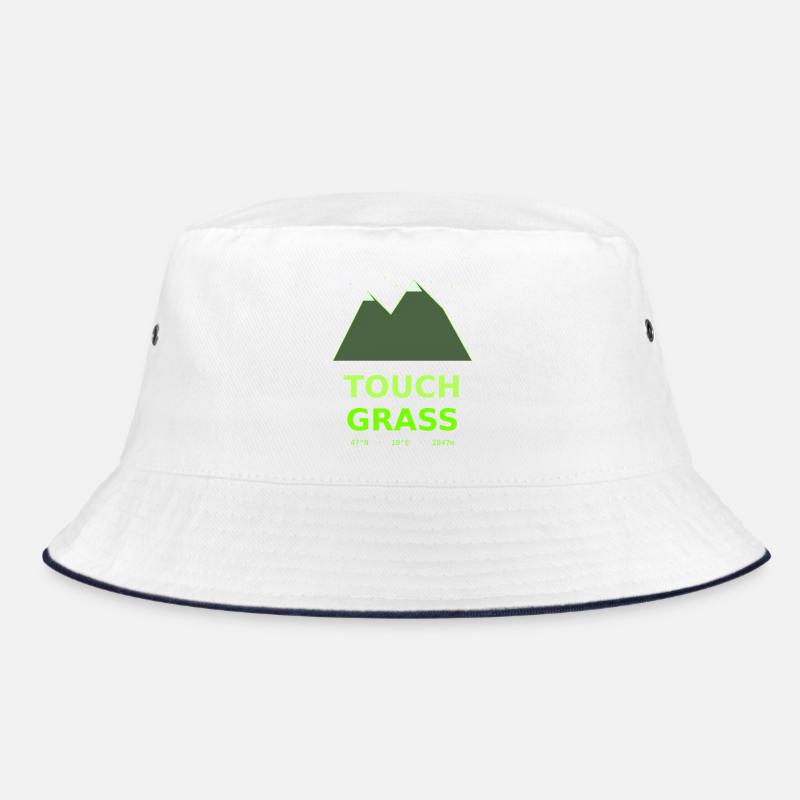 Neon Berge Touch Grass Bucket Hat