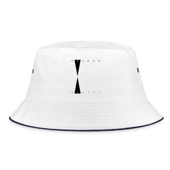 Backgammon | Golden Point - Bucket Hat - white/navy - Front