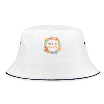 Bonjour l’été – Délice tropical - Bob - blanc/marine - Devant