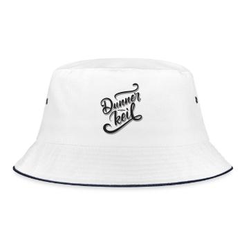 Obachd! - Thin wedge - Bucket Hat - white/navy - Front
