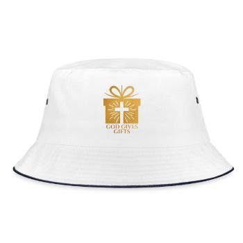 Dieu donne des cadeaux - couleur sable - Bob - blanc/marine - Devant
