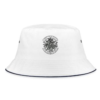 Black Metal Weihnachten - Bucket Hat - Weiß/Navy - Vorne