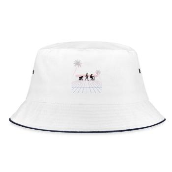 Programmierer – Coding Entwickler & Informatiker - Bucket Hat - Weiß/Navy - Vorne