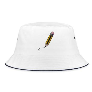 Crayon Kawaii Friendly - Bob - blanc/marine - Devant