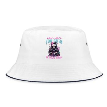 Pastel Goth Soft Goth Gaming Gamer - Bob - blanc/marine - Devant
