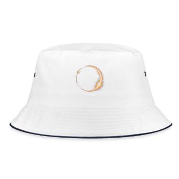 Solar eclipse I was there 12.08.2026 - Bucket Hat - white/navy - Front