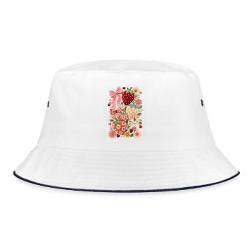 Fraises fraises - Bob - blanc/marine - Devant