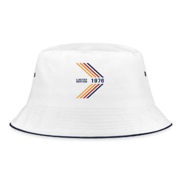 Édition limitée 1976 Anniversaire Homme Femme Vintage - Bob - blanc/marine - Devant