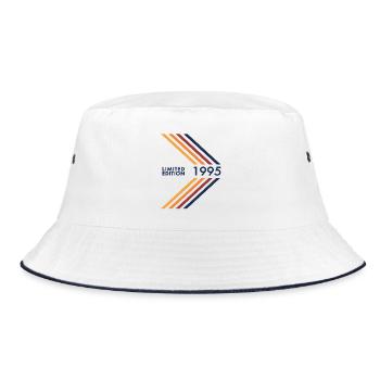 1995 Limited Edition Birthday Man Wife - Bucket Hat - white/navy - Front