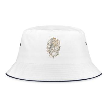 Falconry Falconers - Bucket Hat - white/navy - Front