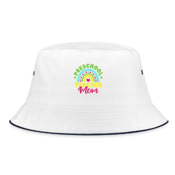 Enseignante de maternelle Maman de maternelle Institutrice de maternelle - Bob - blanc/marine - Devant