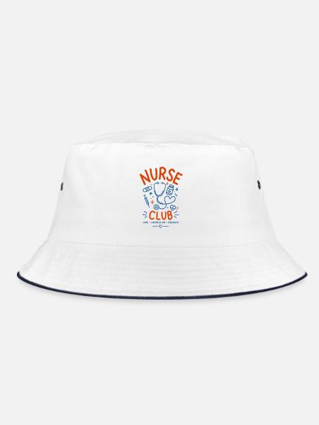 Nurse t-shirt design - Bucket Hat - Weiß/Navy