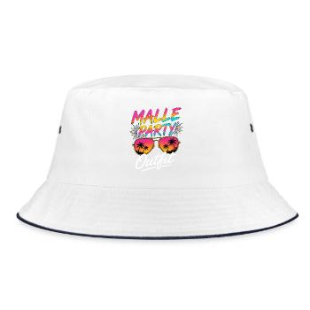 Tenue de fête Malle Majorque vacances d’été - Bob - blanc/marine - Devant