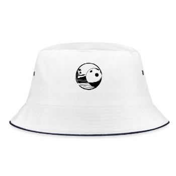 Bowling - Bucket Hat - Weiß/Navy - Vorne