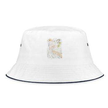 Zugschaffner Zugführer Lokführer Schaffner - Bucket Hat - Weiß/Navy - Vorne
