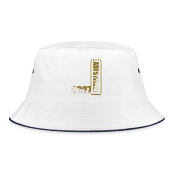 Aufsteiger 2027 - Bucket Hat - Weiß/Navy - Vorne