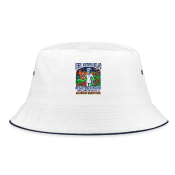 Derry Northern Ireland Registered Nurse Samhain - Bucket Hat - Weiß/Navy - Vorne