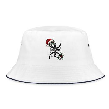 Amazigh Weihnachten - Bucket Hat - Weiß/Navy - Vorne