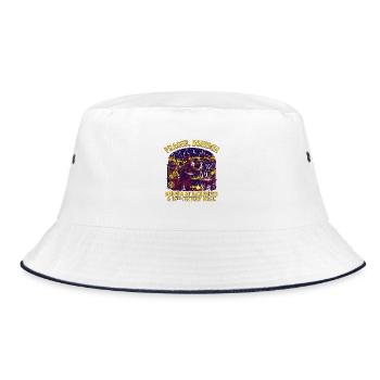 Museum of Alchemists Prague Bohemia And - Bucket Hat - Weiß/Navy - Vorne