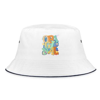 Original - Das Original  - Bucket Hat - Weiß/Navy - Vorne