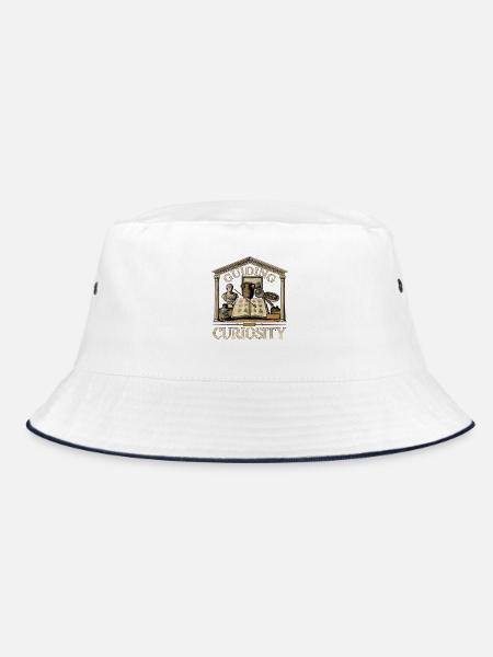 Guiding Curiosity Museum - Bucket Hat - Weiß/Navy