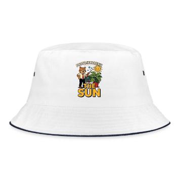 Photosynthese präsentiert von The Sun Biology - Bucket Hat - Weiß/Navy - Vorne