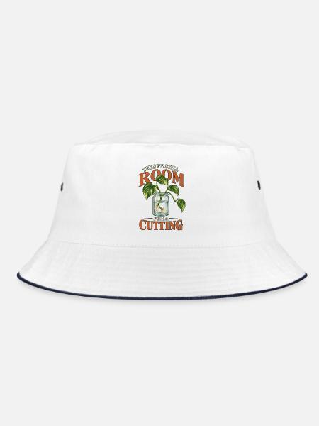 Es ist noch Platz für einen Stichling - Bucket Hat - Weiß/Navy