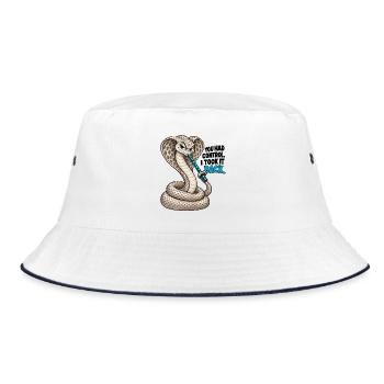 Cobra – Die Kontrolle zurückgewinnen - Bucket Hat - Weiß/Navy - Vorne