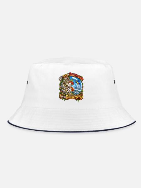 1000206438 - Bucket Hat - Weiß/Navy