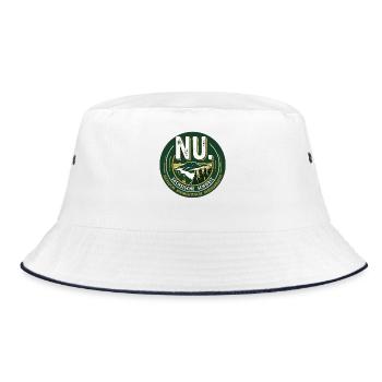 SÄCHSISCHE SCHWEIZ NU - Bucket Hat - Weiß/Navy - Vorne