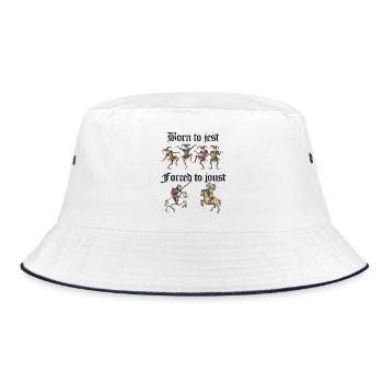 Scherz und Turrspiel - Bucket Hat - Weiß/Navy - Vorne