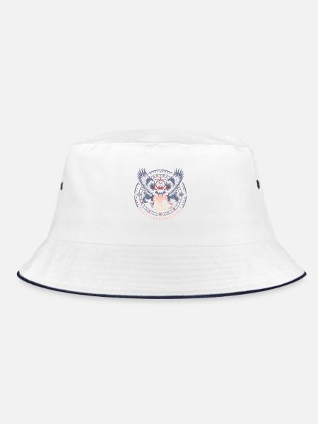  Götterdämmerung Nordische Mythologie Ragnarök - Bucket Hat - Weiß/Navy