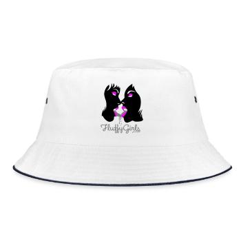 fluffy girls - Bob - blanc/marine - Devant