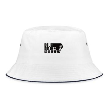 Bold Bolder Boulderer Bloc Bloc - Bob - blanc/marine - Devant