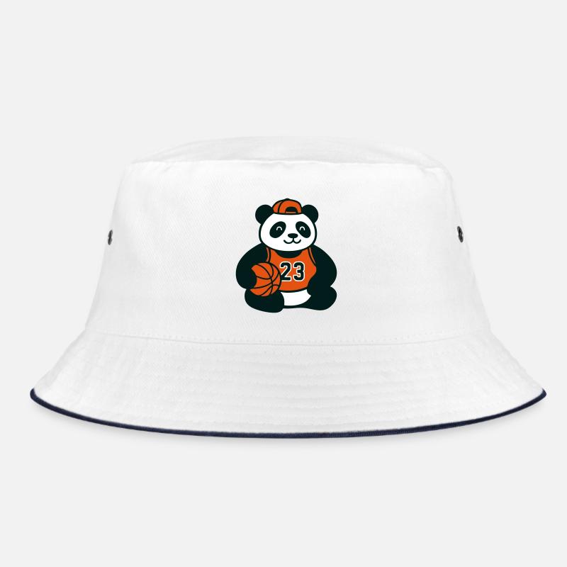 Basket-ball Panda - Bob - blanc/marine