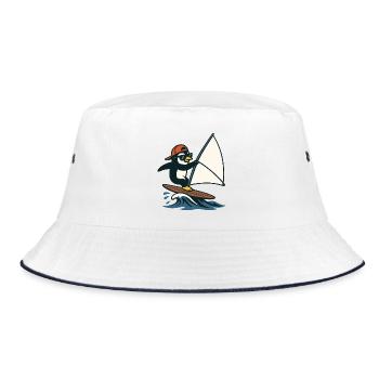 Cool pingouin Planche à voile Sports nautiques d’été - Bob - blanc/marine - Devant