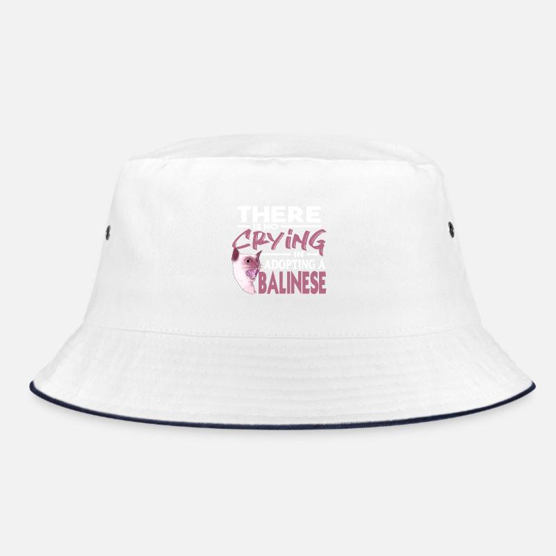 There Is No Crying in Adopting a Balinese Bucket Hat