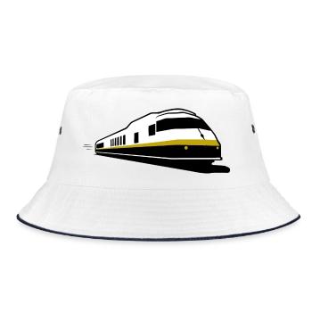 TRAIN - Train - Chemin de fer - Bob - blanc/marine - Devant