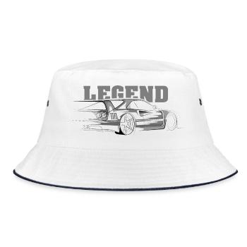 Legend Symbol Team Fast Cars Illustration de croquis - Bob - blanc/marine - Devant