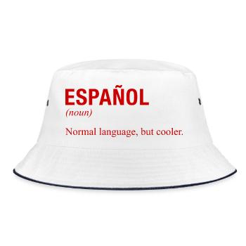 ESPAGNOL Langue espagnole Espagnol Español Espagne - Bob - blanc/marine - Devant
