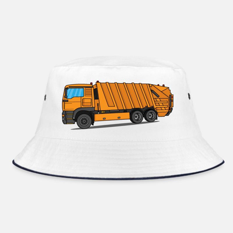 Garbage truck Garbage truck Professions Garbage man Garbage collection Bucket Hat