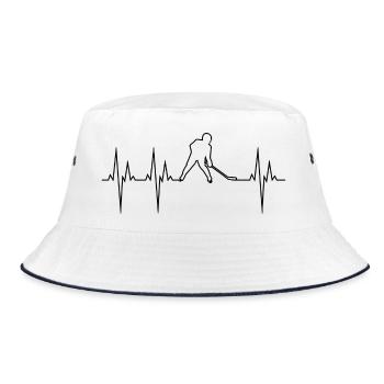 Hockey sur glace électrocardiogramme ECG Hockey - Bob - blanc/marine - Devant