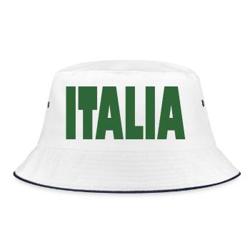 Italie Drapeau Italie Italie Italiano - Bob - blanc/marine - Devant