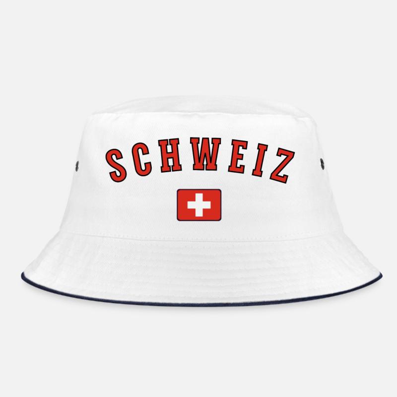 Flagge der Schweiz, Schweizer Stolz Bucket Hat