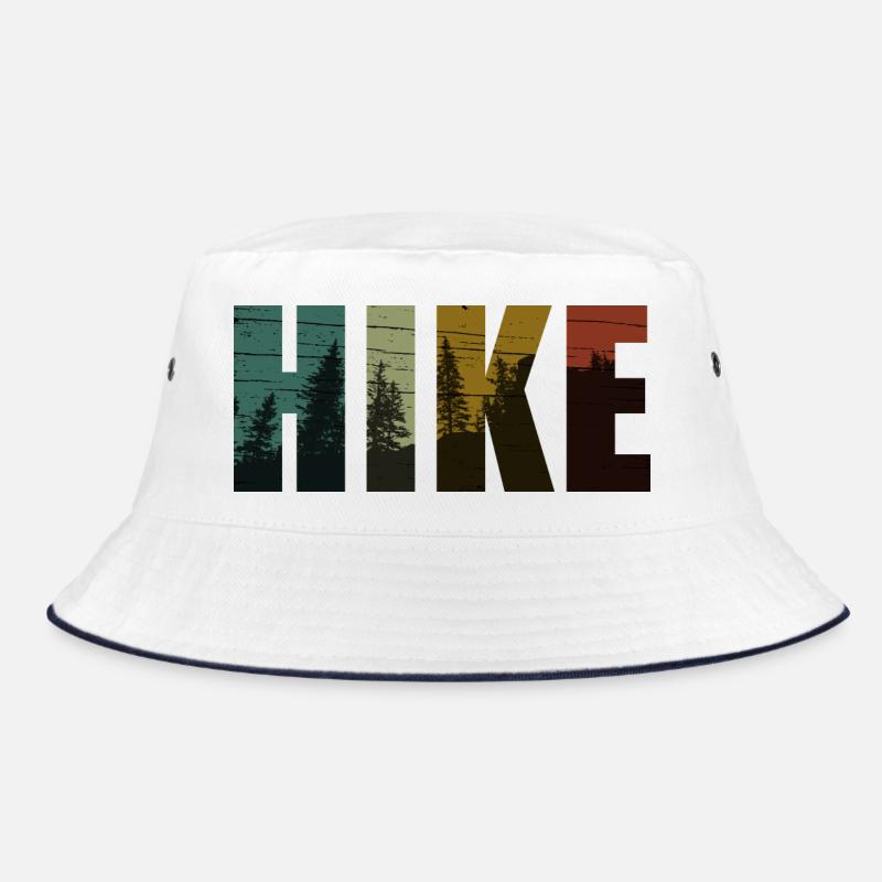 Hike - Bucket Hat - white/navy