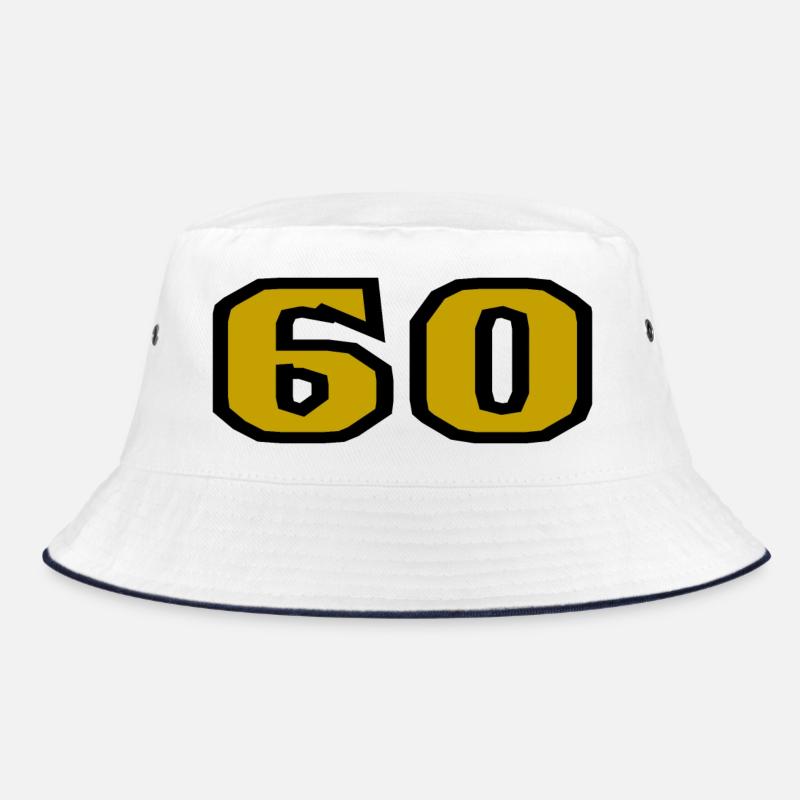 60. 60 ANS. 60e ANNIVERSAIRE. ANNIVERSAIRE 60 ANS. - Bob - blanc/marine