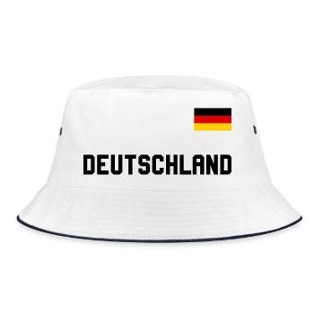 Look maillot de l’Allemagne avec drapeau national - Bob - blanc/marine - Devant