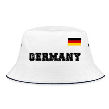 Look maillot de l’Allemagne – ALLEMAGNE avec drapeau - Bob - blanc/marine - Devant