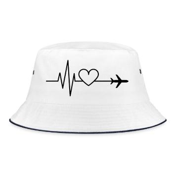 Journey - Bucket Hat - white/navy - Front
