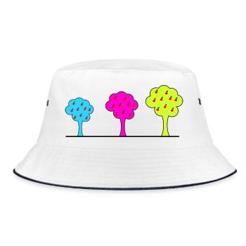 anniversary. Anniversary Decade. humor. funny - Bucket Hat - white/navy - Front